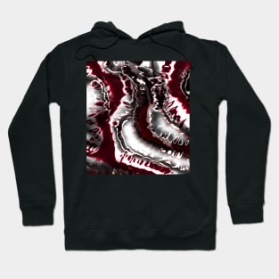 Red Marble Hoodie